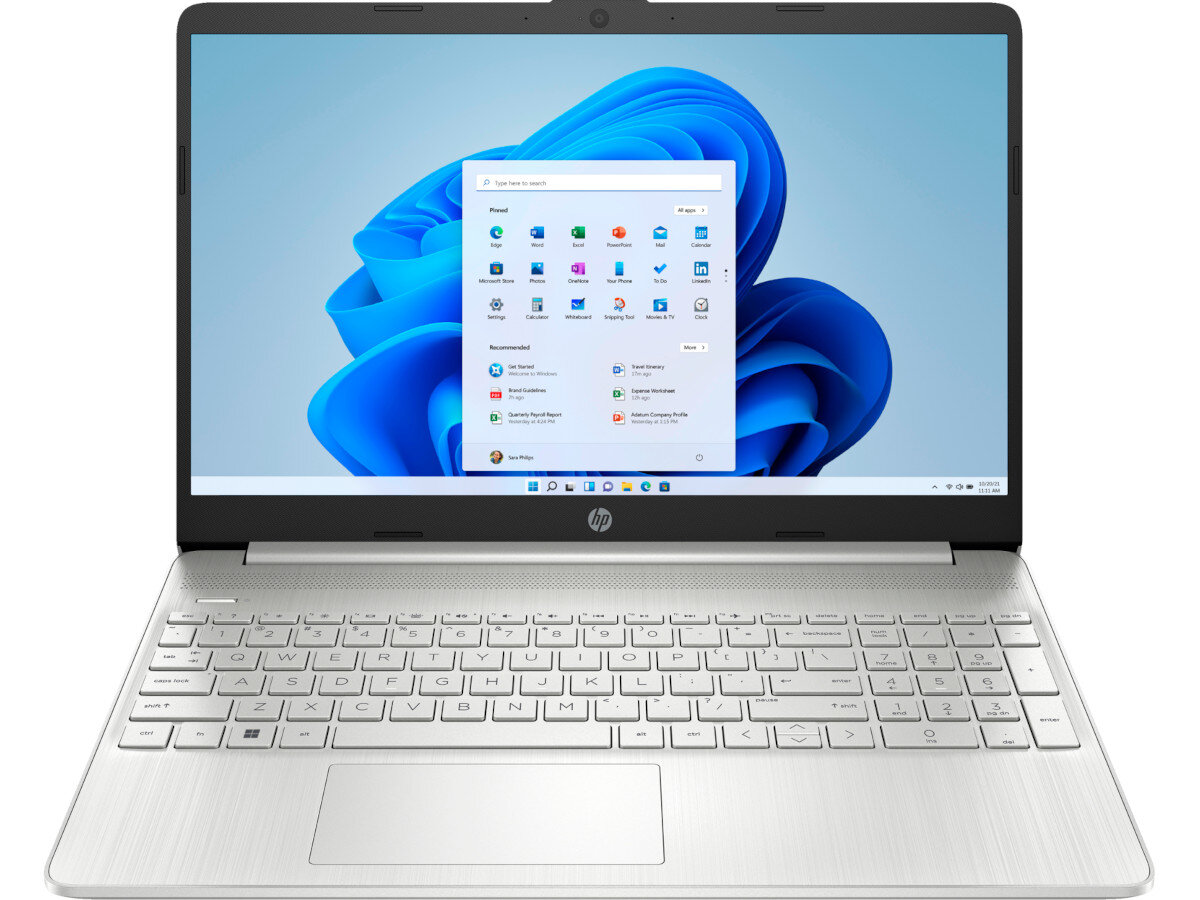 Laptop HP 15S-FQ5123NW 15.6 i5-1235U 8GB RAM 512GB SSD Windows 11 Home ekran rozdzielczość kolory matryca powłoka jakość