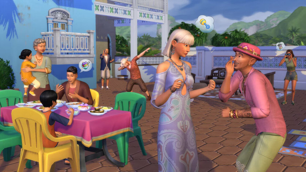 The Sims 4: Do wynajęcia - Dodatek Gra PC wynajem soczyste wiesci szantaz