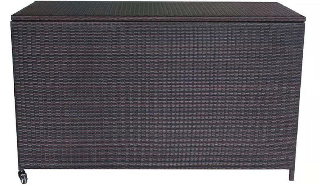 Skrzynia ogrodowa PATIO 47874 Brązowy Stylowy design stalowy stelaż wysoka jakość kolor kolorystyka obciazenie max 25 kg