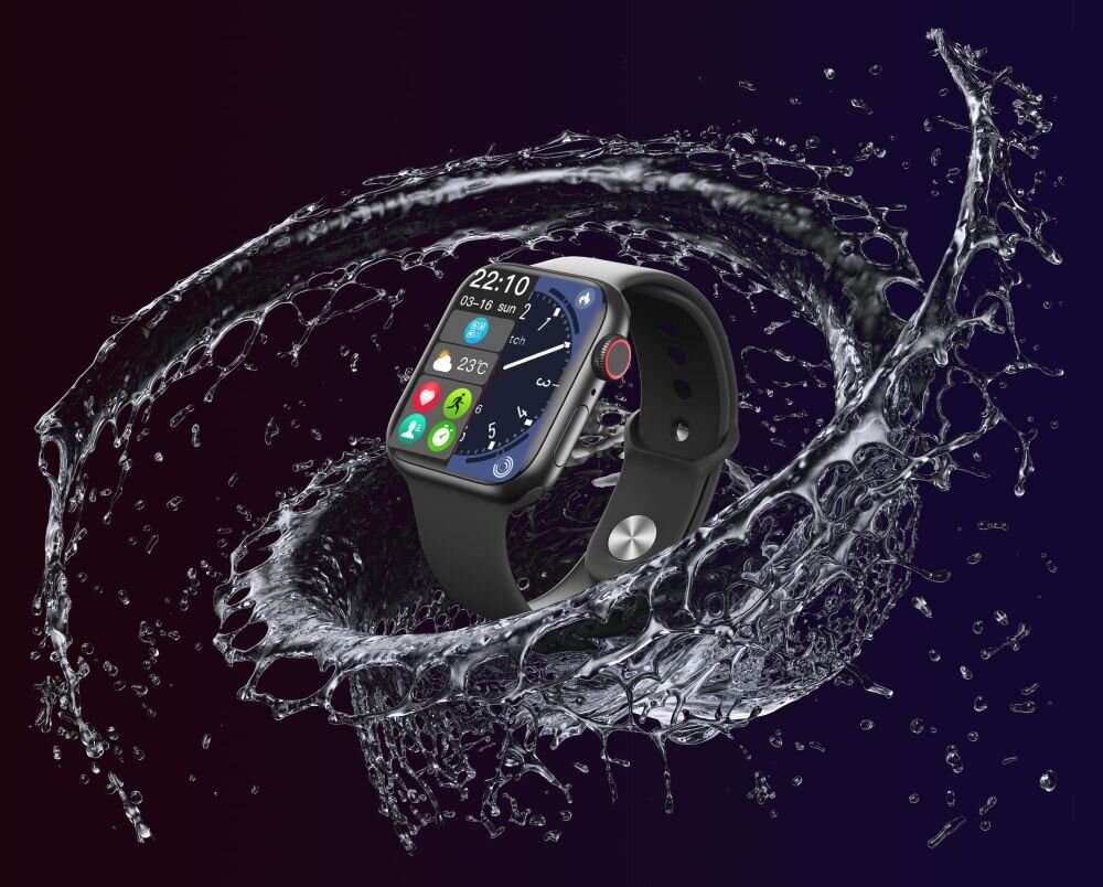 Smartwatch KIANO Watch Active 2  ekran bateria czujniki zdrowie sport pasek ładowanie pojemność rozdzielczość łączność sterowanie krew puls rozmowy smartfon aplikacja 