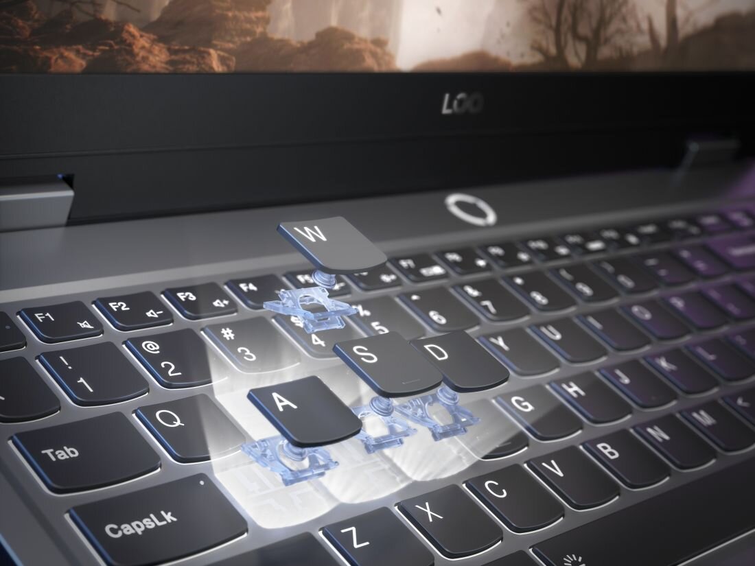 Laptop LENOVO LOQ 15IAX9I - Gamingowa klawiatura 