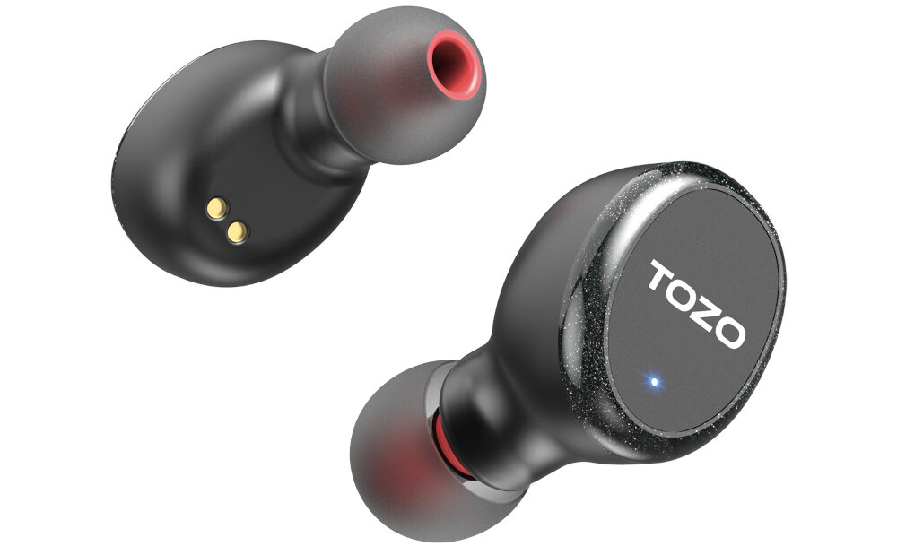 Słuchawki dokanałowe TOZO T10S - użytkowanie