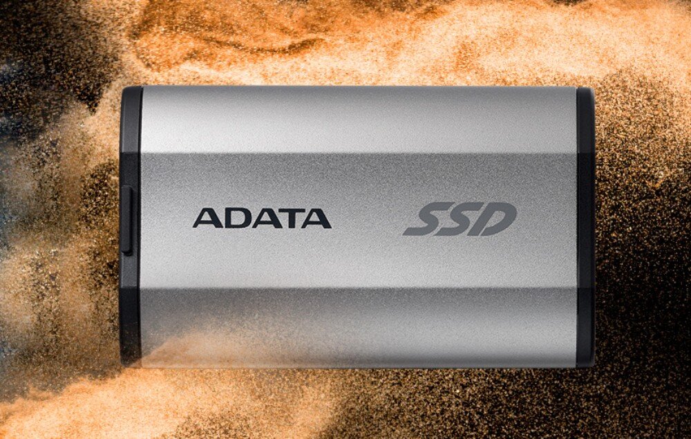Dysk ADATA SD810 4TB SSD Srebrny wytrzymałość szczelność wodoodporność