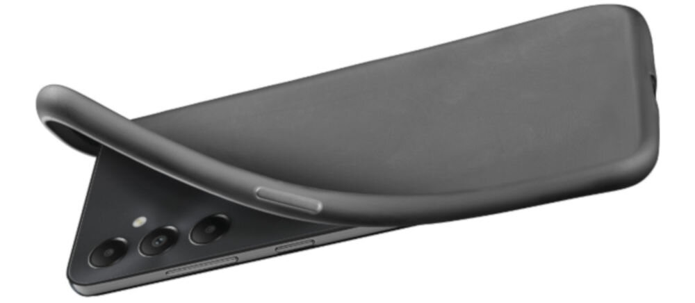 Etui CELLULARLINE Chroma do Samsung Galaxy A15 Czarny ochrona telefonu doskonale przylegjące niepowiększające telefonu