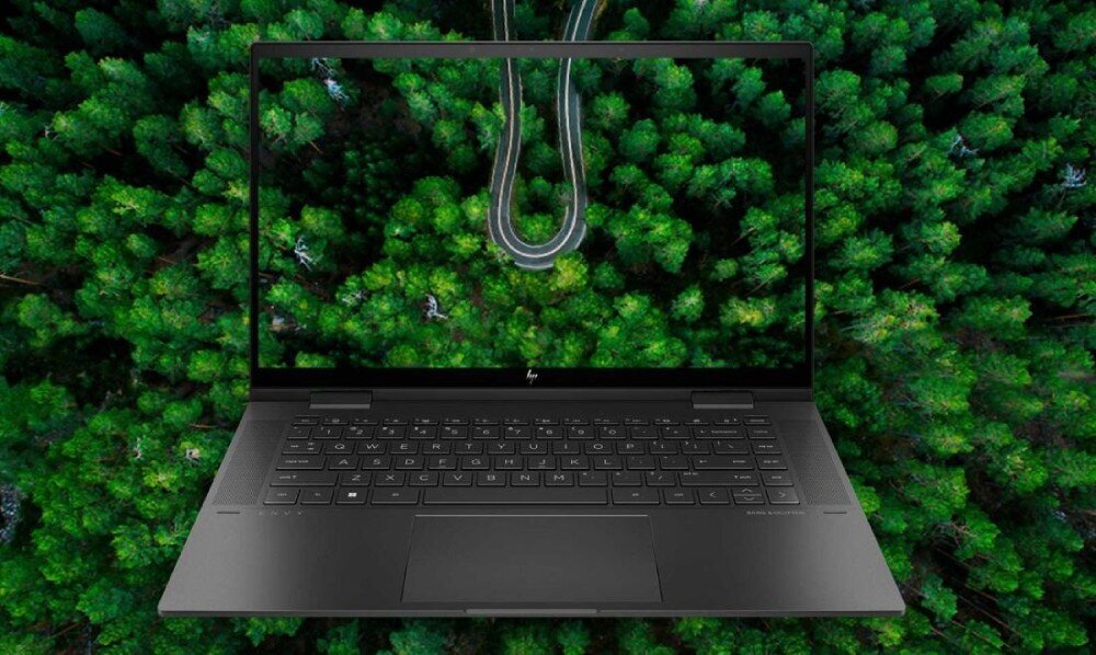 Laptop HP Envy x360 15-FH0333NW 15.6 IPS R5-7530U 16GB RAM 512GB SSD Windows 11 Home ekologia środowisko recykling