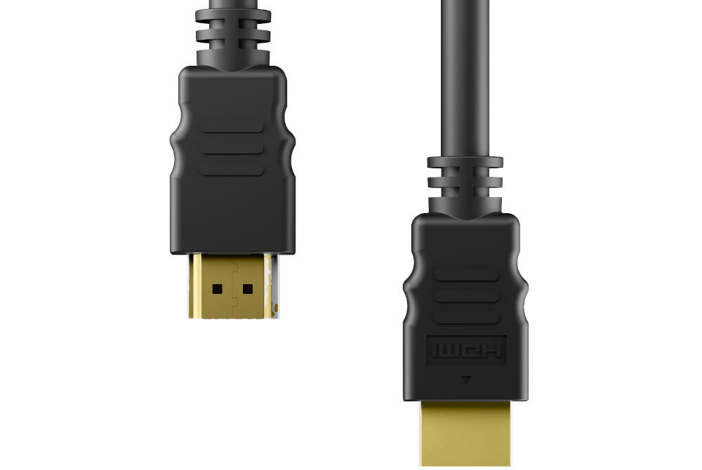 KABEL HDMI-HDMI 4K GOLDENLINE V2.0B 3,0M HCG504K-AA miedź beztlenowa