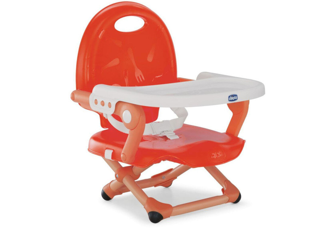 Krzesełko do karmienia CHICCO Pocket Snack Czerwony Regulacja wysokości wiek przeznaczenie zakres dostosowanie potrzeby komfort karmienie ergonomia