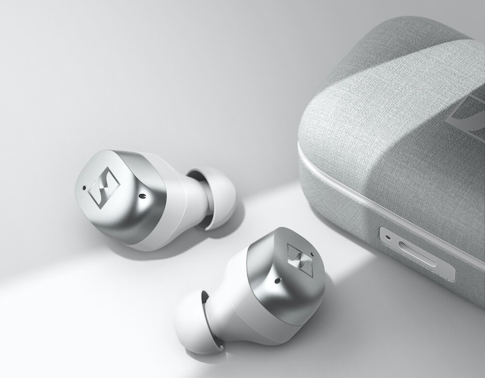 Słuchawki dokanałowe SENNHEISER Momentum 4 komfort ergonomia design miękkie wkładki czas pracy czas działania