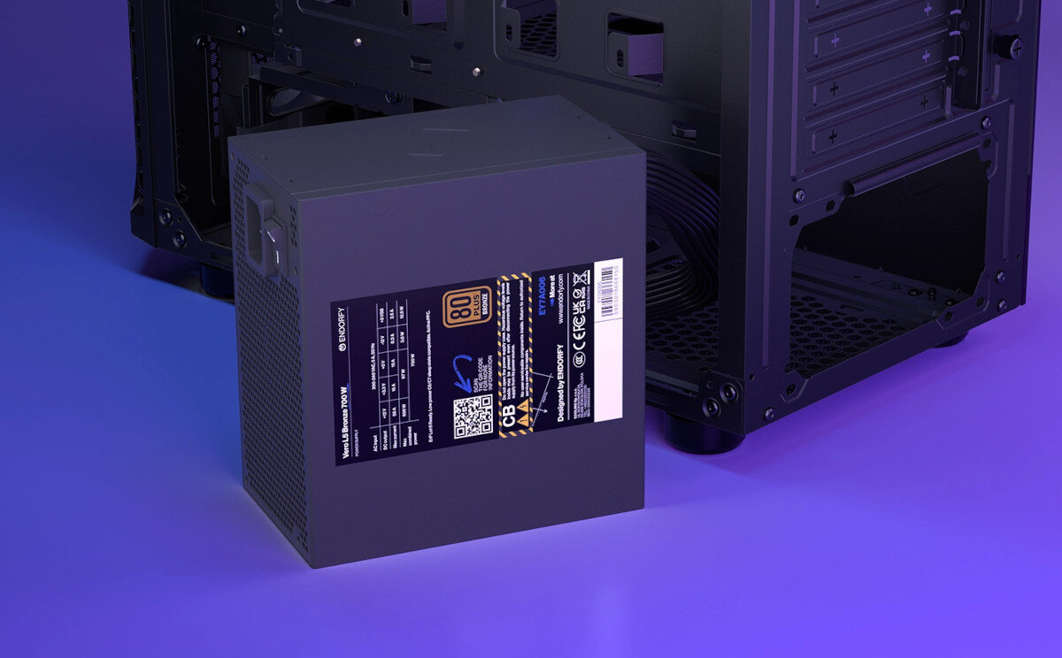 Komputer MAD DOG ENDORFY500AIR-I05DB16 i5-14400F 16GB RAM 1TB SSD GeForce RTX4070 zasilacz moc sprawność zabezpieczenia
