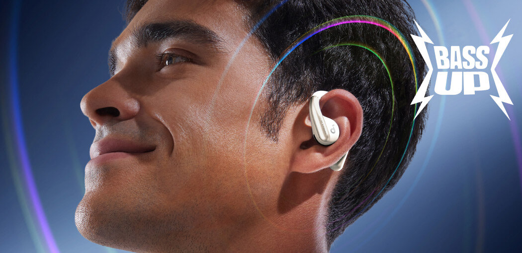 Słuchawki powietrzne SOUNDCORE Aerofit Open-Ear dzwiek technologia bassup