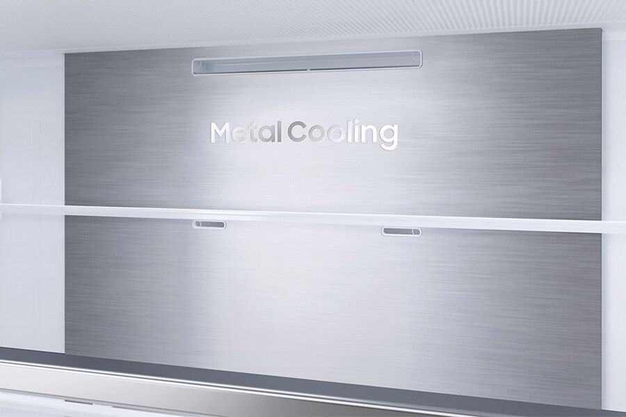 Najważniejsze korzyści: Metal Cooling - Samsung lodówka z zamrażalnikiem BRB38G705DWW