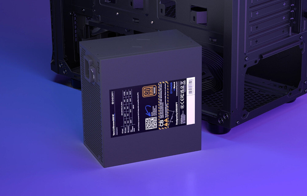 Komputer MAD DOG ENDORFY500ARGB-A03DR32 R5-5600X 32GB RAM 1TB SSD Radeon RX6800 zasilacz moc sprawność certyfikat zabezpieczenia