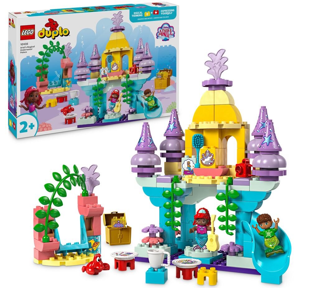 LEGO 10435 DUPLO Magiczny podwodny pałac Arielki Zestaw 