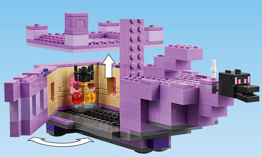 LEGO 21264 Minecraft Smok Kresu i statek Kresu biom Kresu  