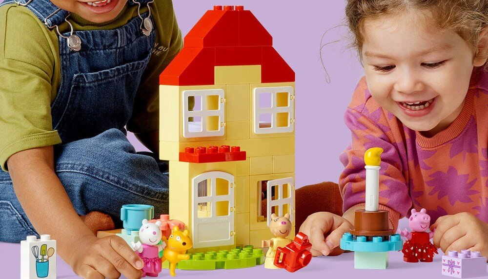 LEGO 10433 DUPLO Urodzinowy domek Peppy przyjęcie 