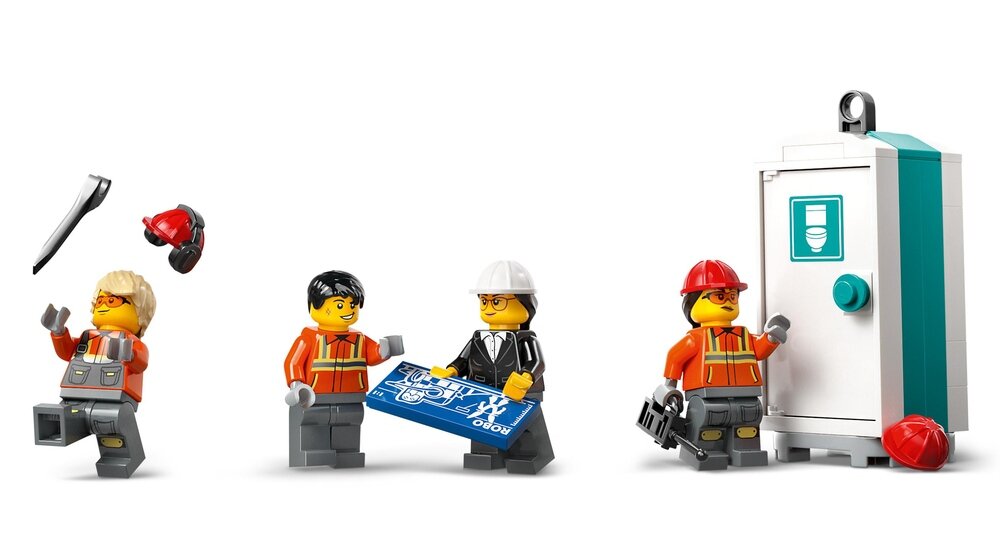 LEGO 60409 City Żółty ruchomy żuraw akcesoria 