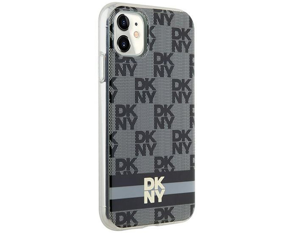 Etui DKNY Hardcase IML Checkered Mono Pattern & Printed Stripes trwale materialy tpu pc poliweglan niezawodny