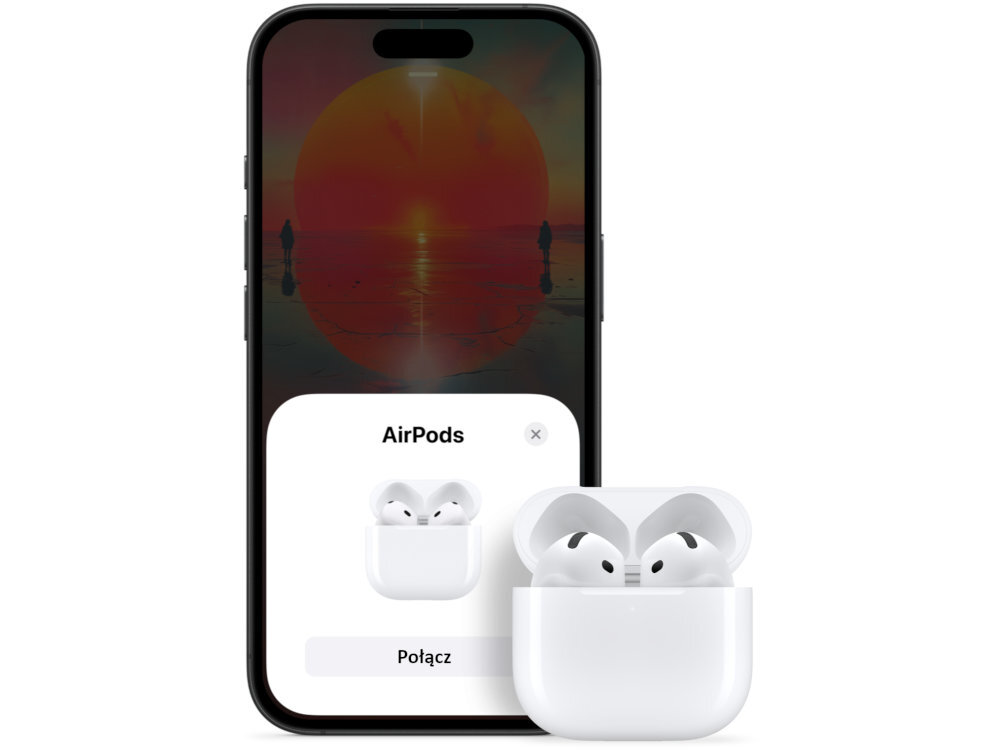 APPLE AIRPODS 4 Apple ID iPhone'a iPada Połącz odebrać połączenie