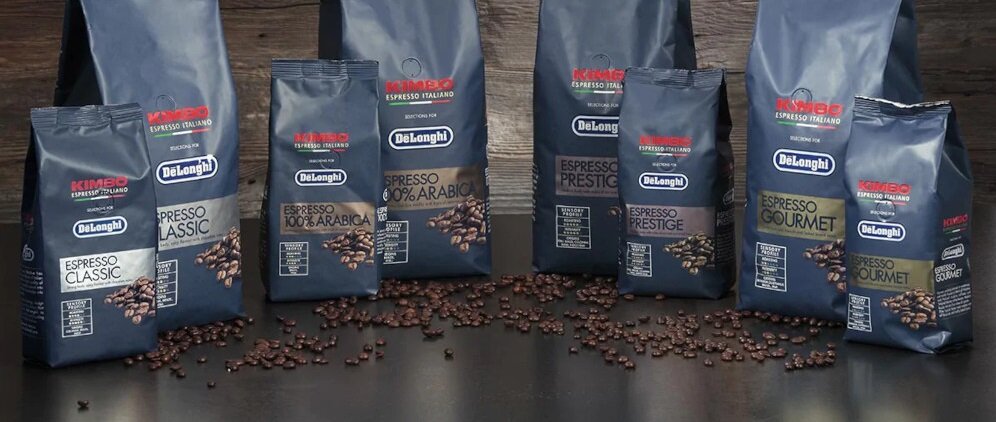 Kawa ziarnista DELONGHI Kimbo Espresso Classic 1 kg cena, opinie, dane  techniczne | sklep internetowy Electro.pl