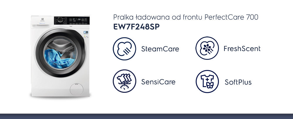 Pralka ELECTROLUX EW7F248SP 8kg 1400 obr cena, opinie, dane techniczne |  sklep internetowy Electro.pl