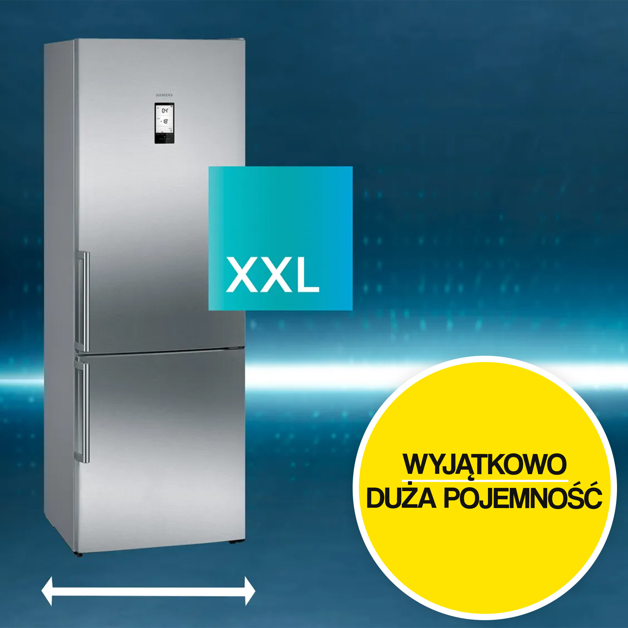 Lodówka SIEMENS KG49NXXEA No frost 203cm Grafitowa cena, opinie