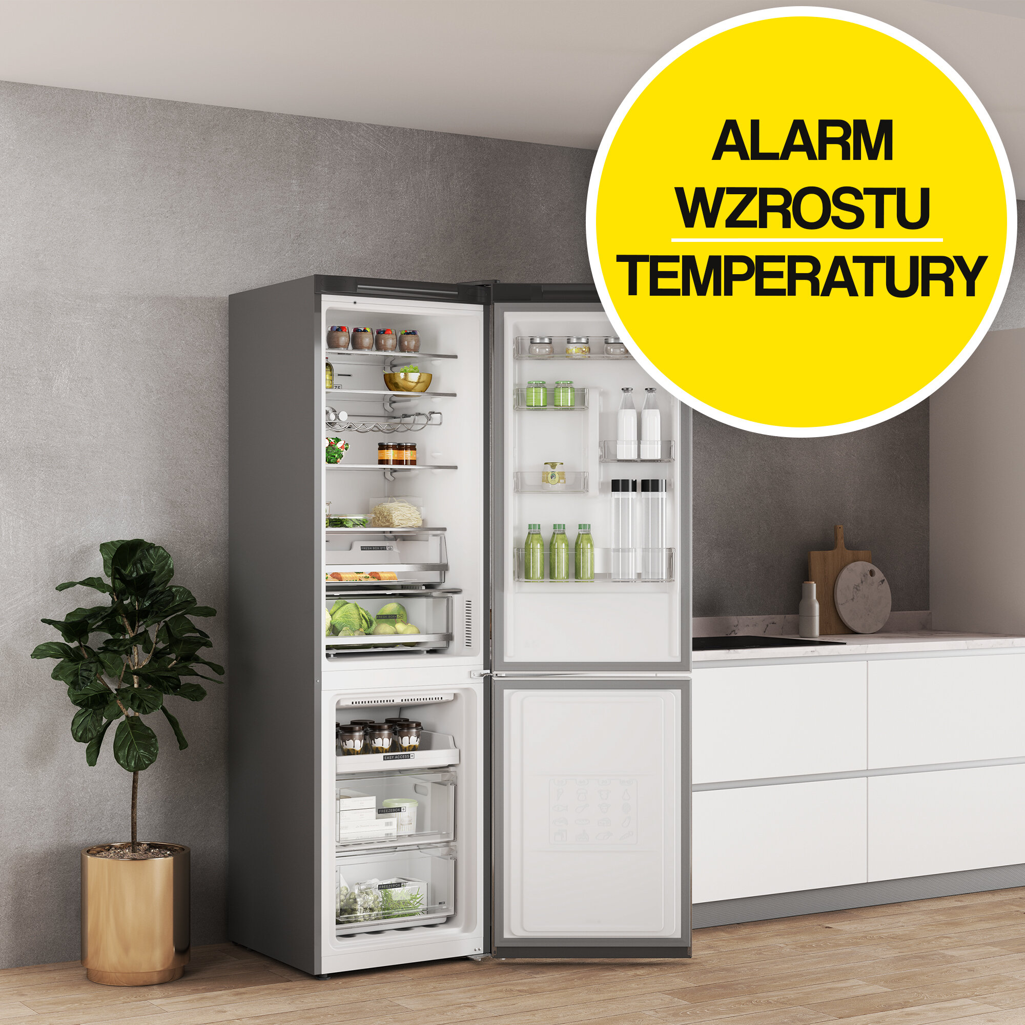 Lodówka WHIRLPOOL W7X 92O OX H No frost 202.7cm Inox Optic