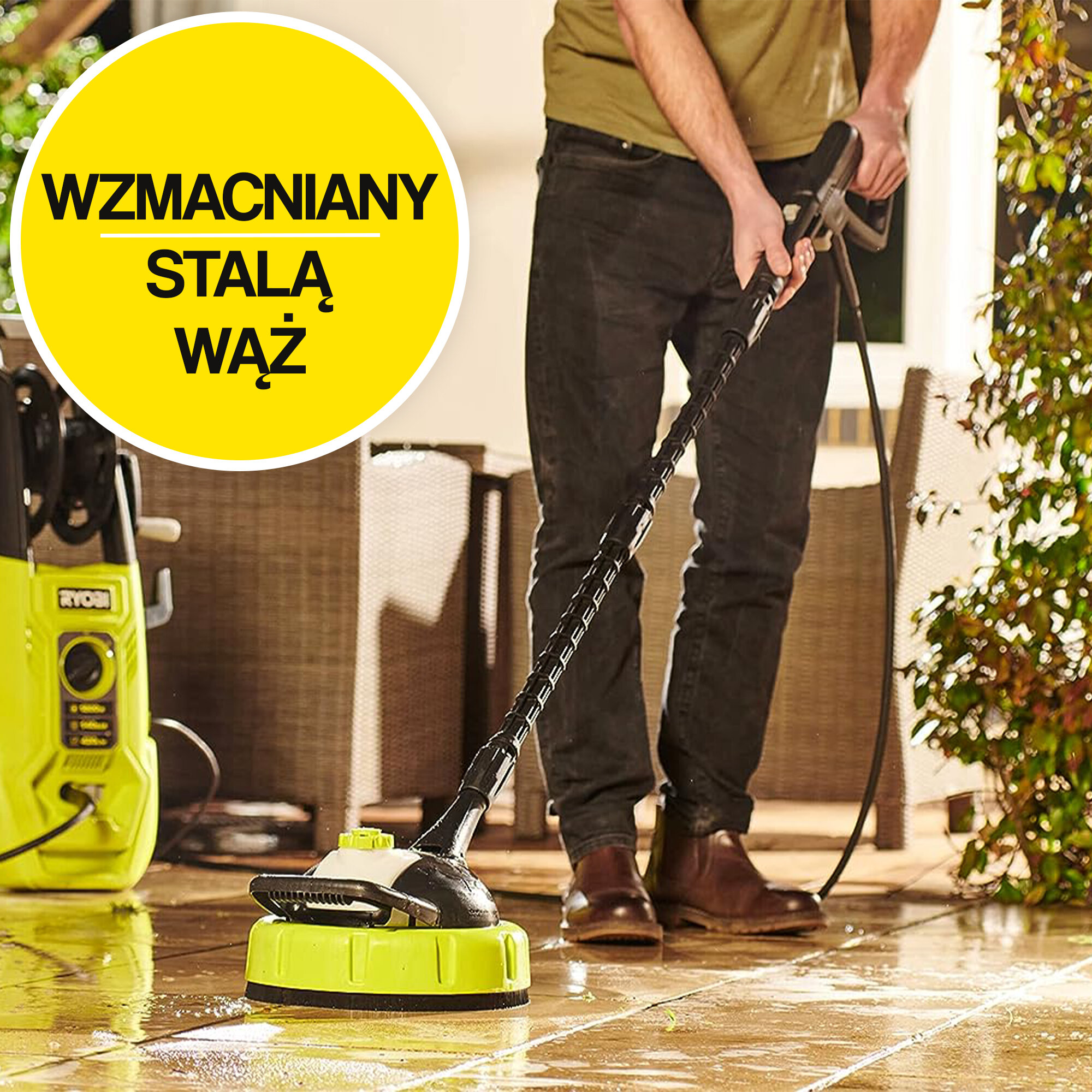 Myjka ciśnieniowa RYOBI RY140PWA-P cena, opinie, dane techniczne