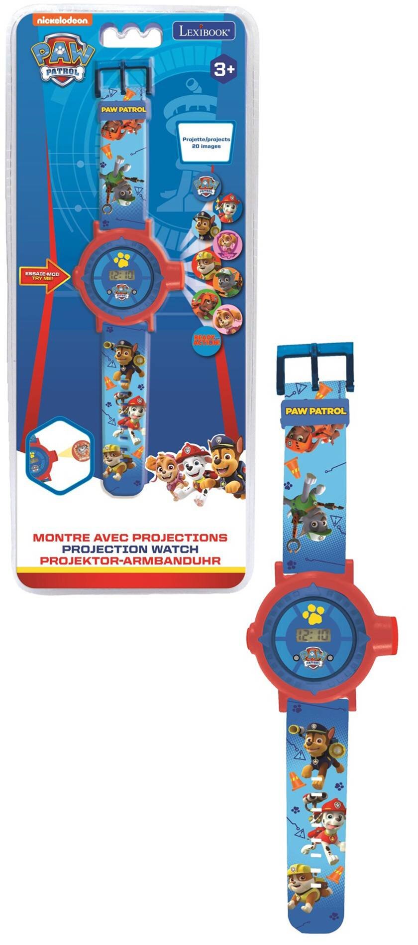 Zabawka zegarek z projektorem LEXIBOOK Psi Patrol DMW050PA cena