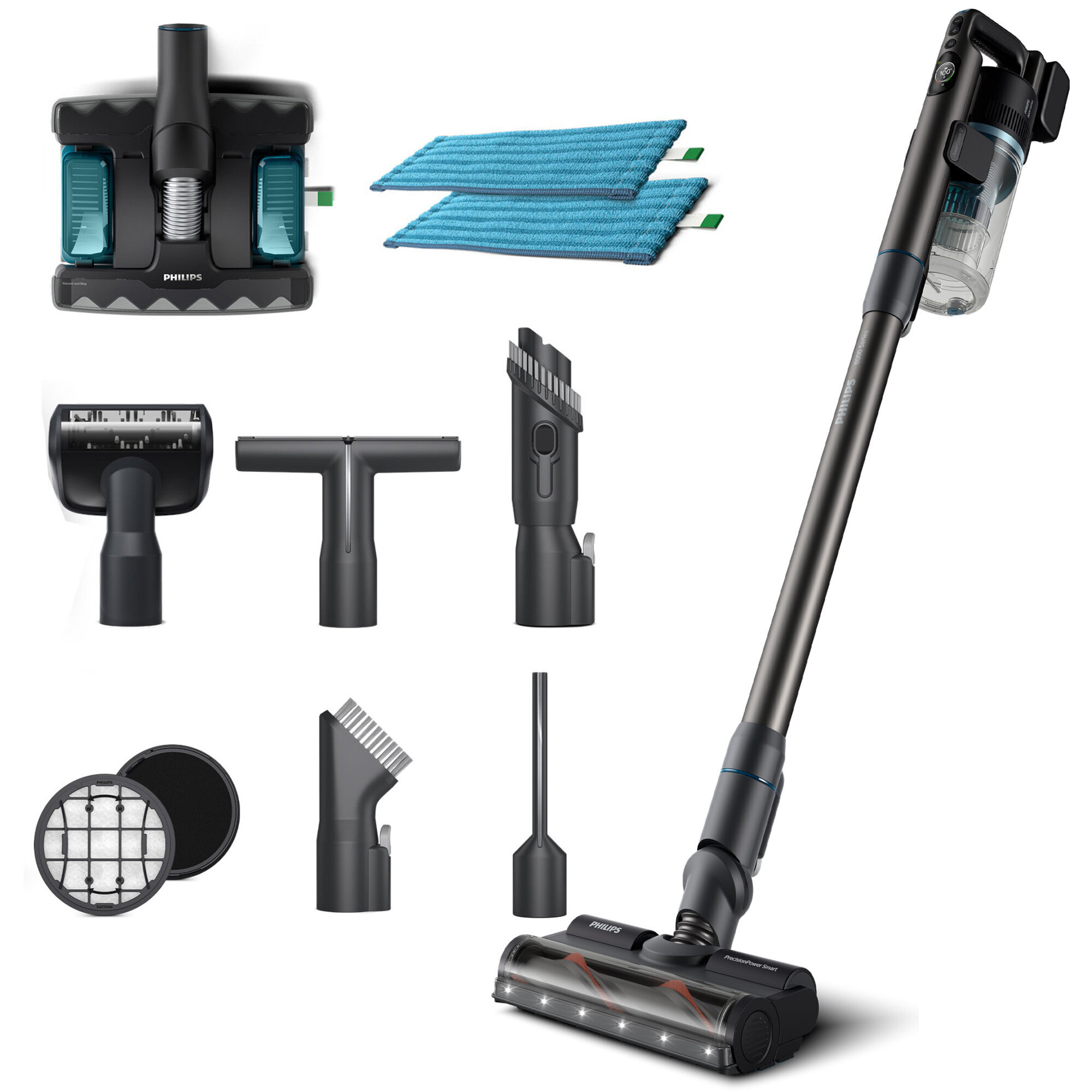 Odkurzacz PHILIPS Aqua 8000 XC8057/01 (Mopujący) cena, opinie