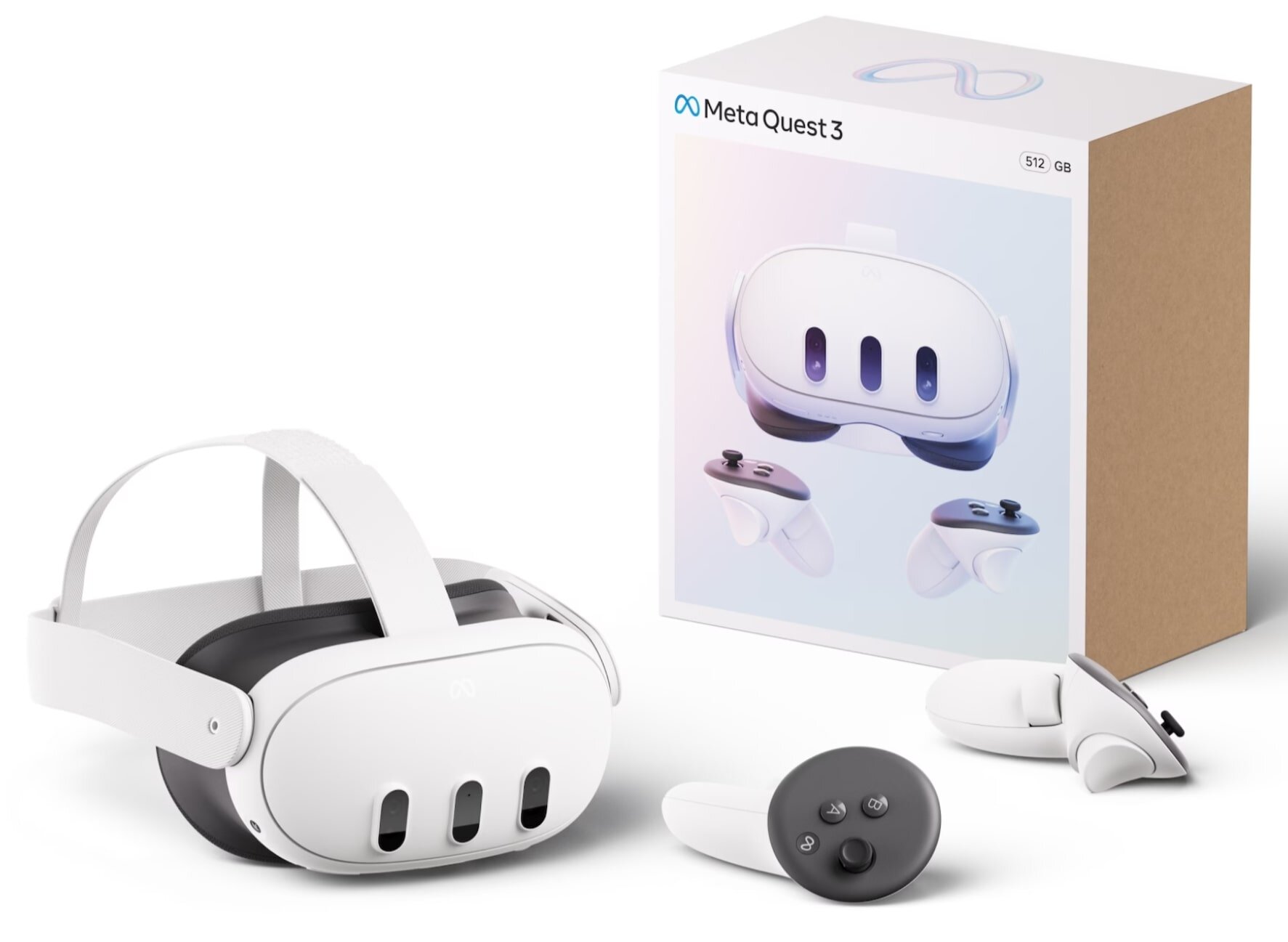  Quest 3 VRヘッドセット 512GB 4K Gogle VR OCULUS Meta Quest 3 512GB cena, opinie, dane techniczne