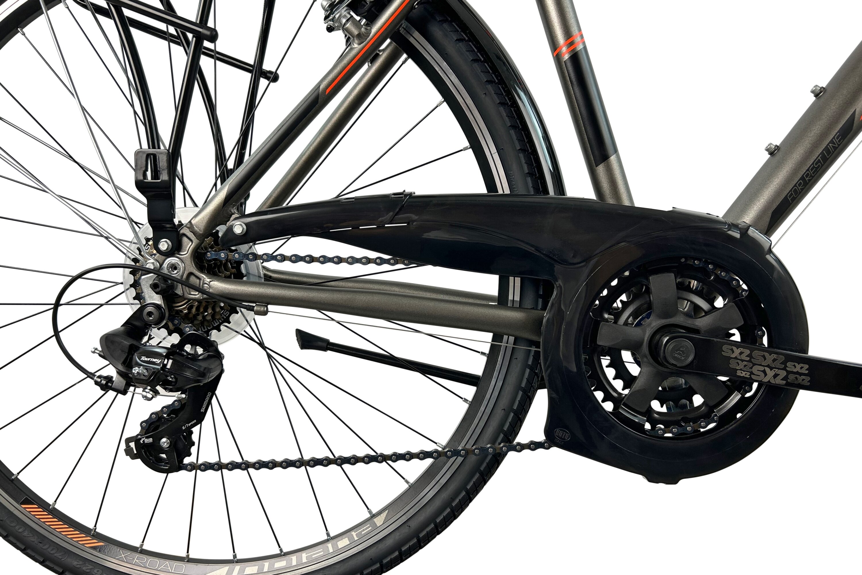 Rower trekkingowy INDIANA X-Road M17 28 cali męski Brązowy