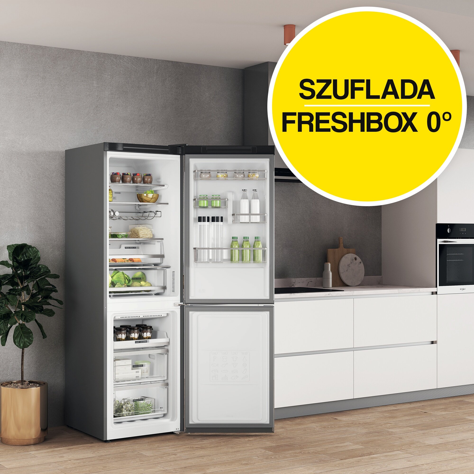 まりも CNsfd 5204 Pure NoFrost Chłodziarko-zamrażarka z systemem