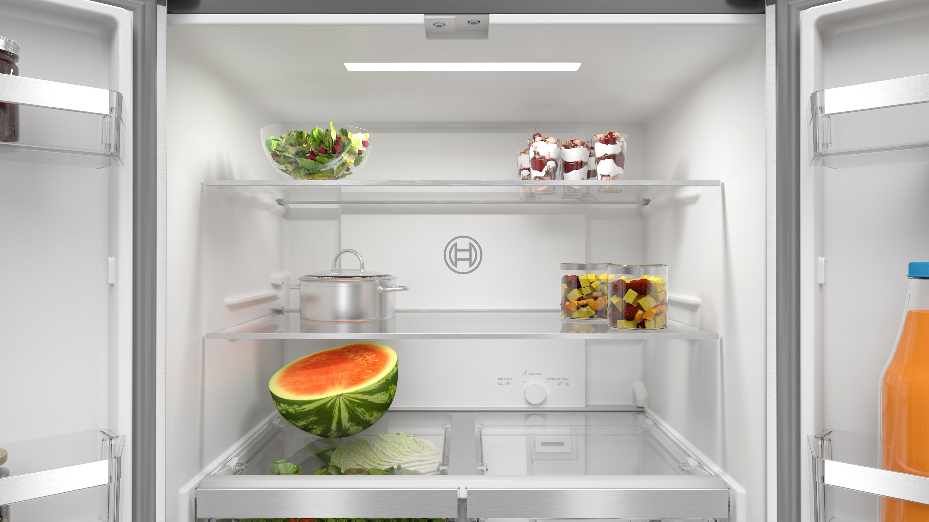 Lodówka BOSCH KMC85LBEA Side by Side No Frost 189.5cm Czarna