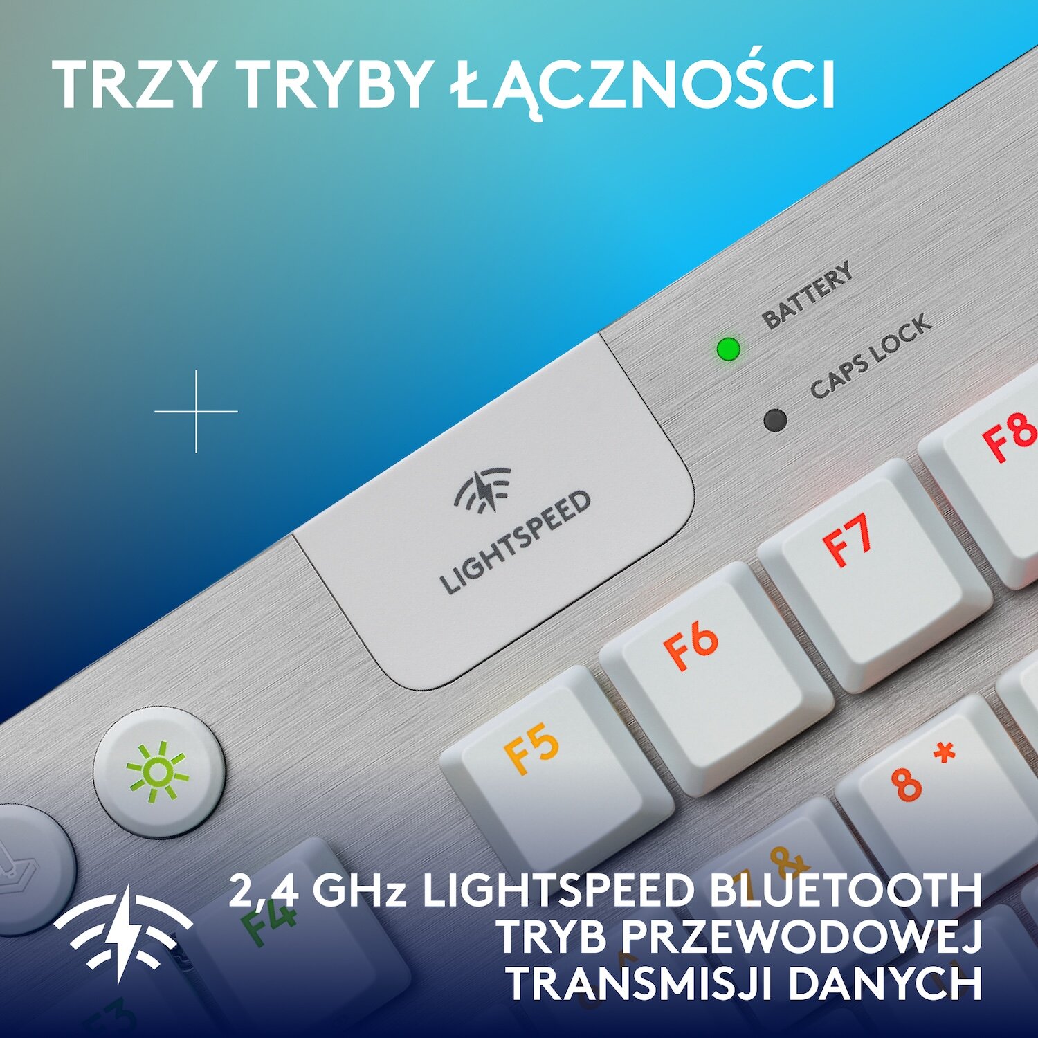 LogicoolG G915 X LIGHTSPEED TKLホワイト G915 X TKL Bezprzewodowa klawiatura do gier RGB | Logitech G