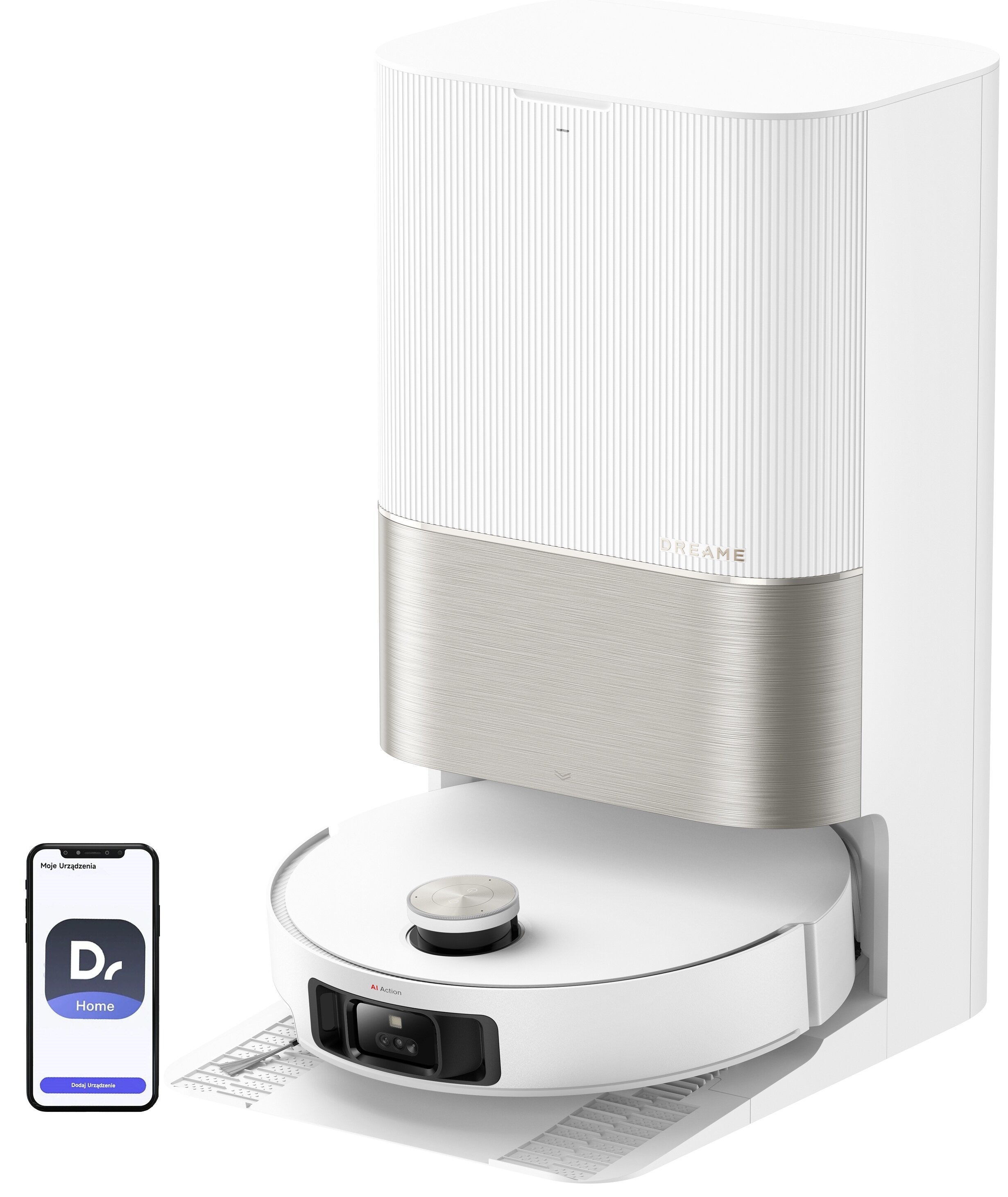 Robot sprzątający DREAME X50 Ultra Complete Biały cena, opinie