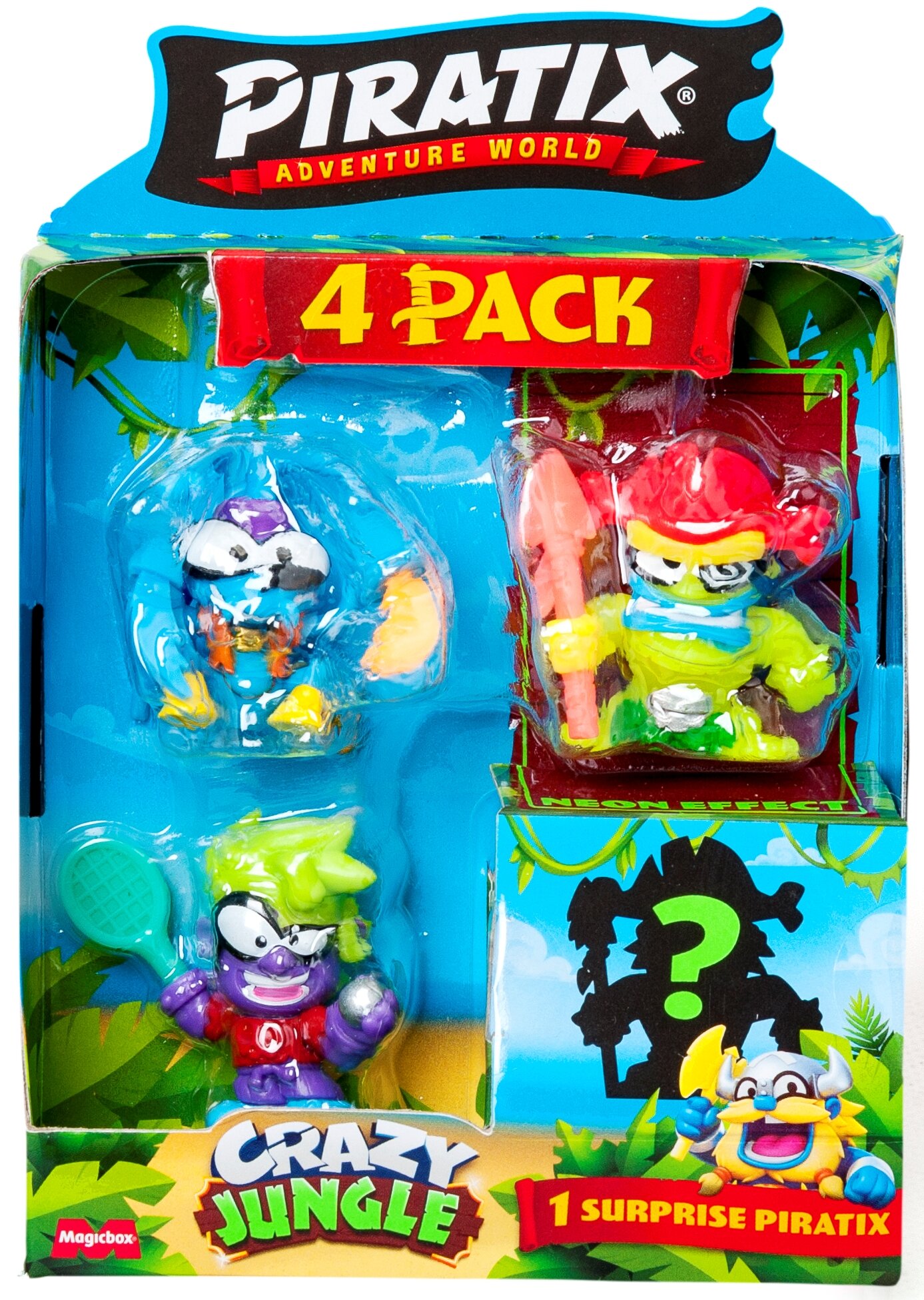 Zestaw figurek PIRATIX Adventure World Crazy Jungle Four Pack 4 (1