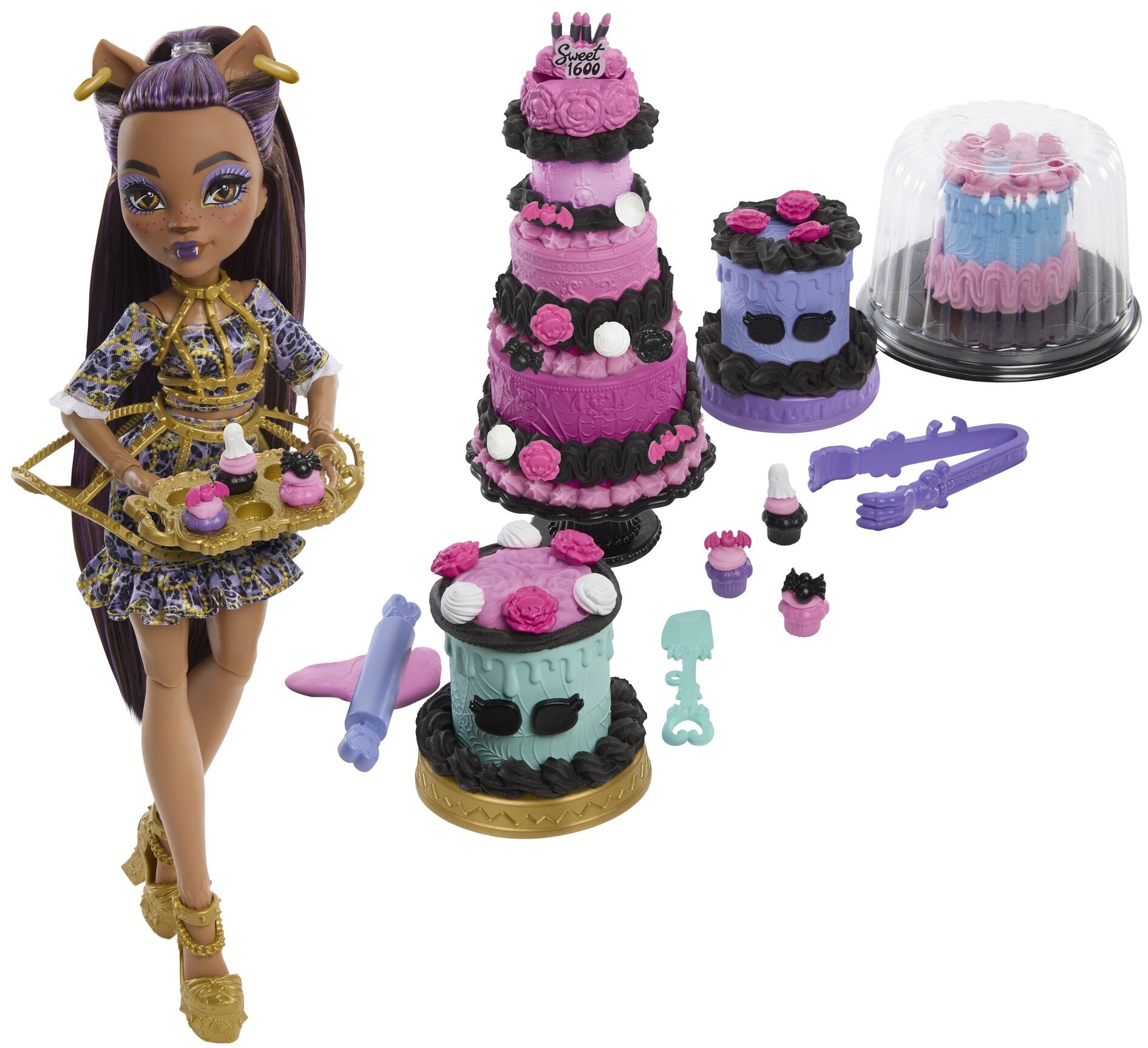 Lalka MONSTER HIGH Straszysłodkie urodziny Clawdeen Wolf