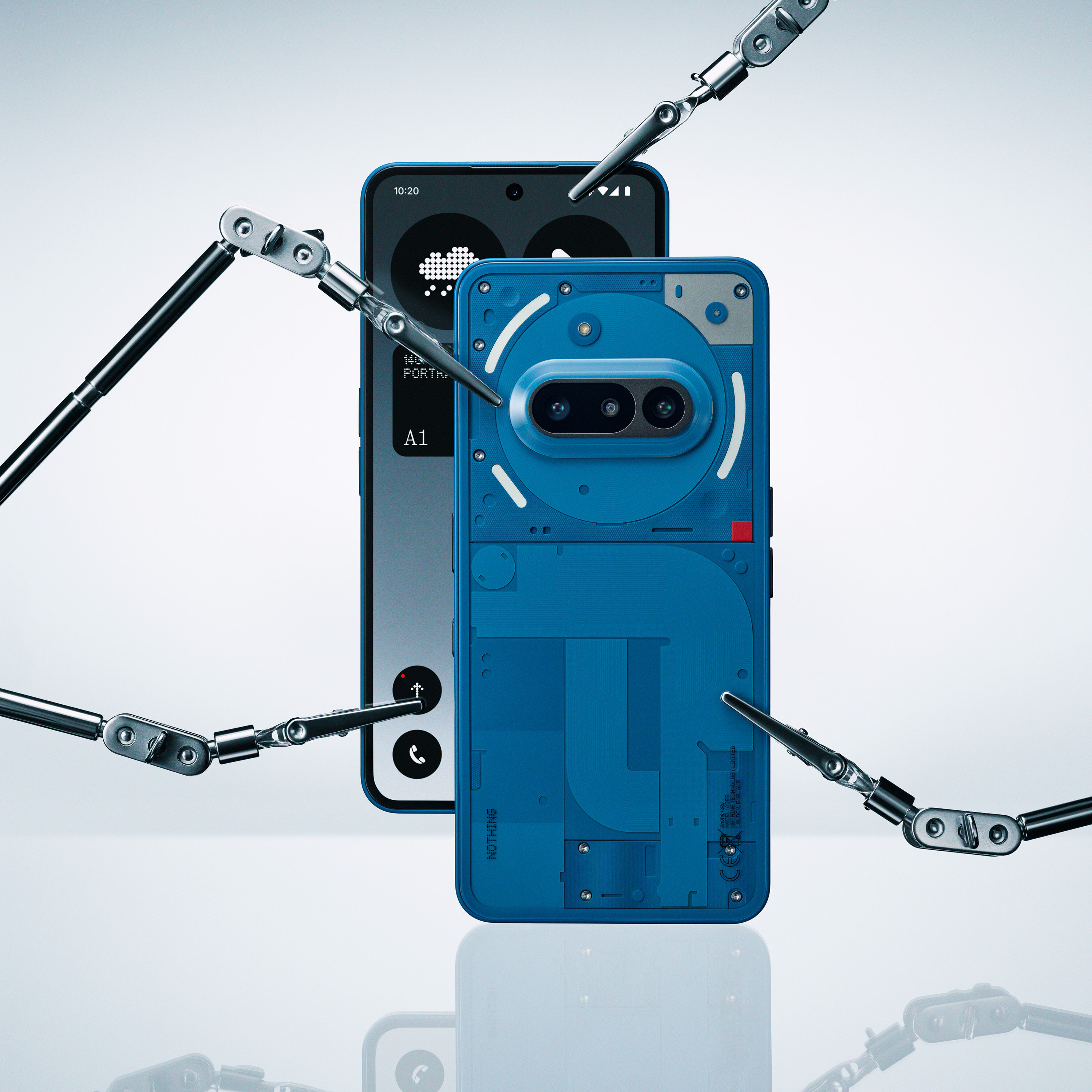 Nothing Phone 3a 256GB ブルー Smartfon NOTHING Phone 3a 5G 12/256GB 6.77