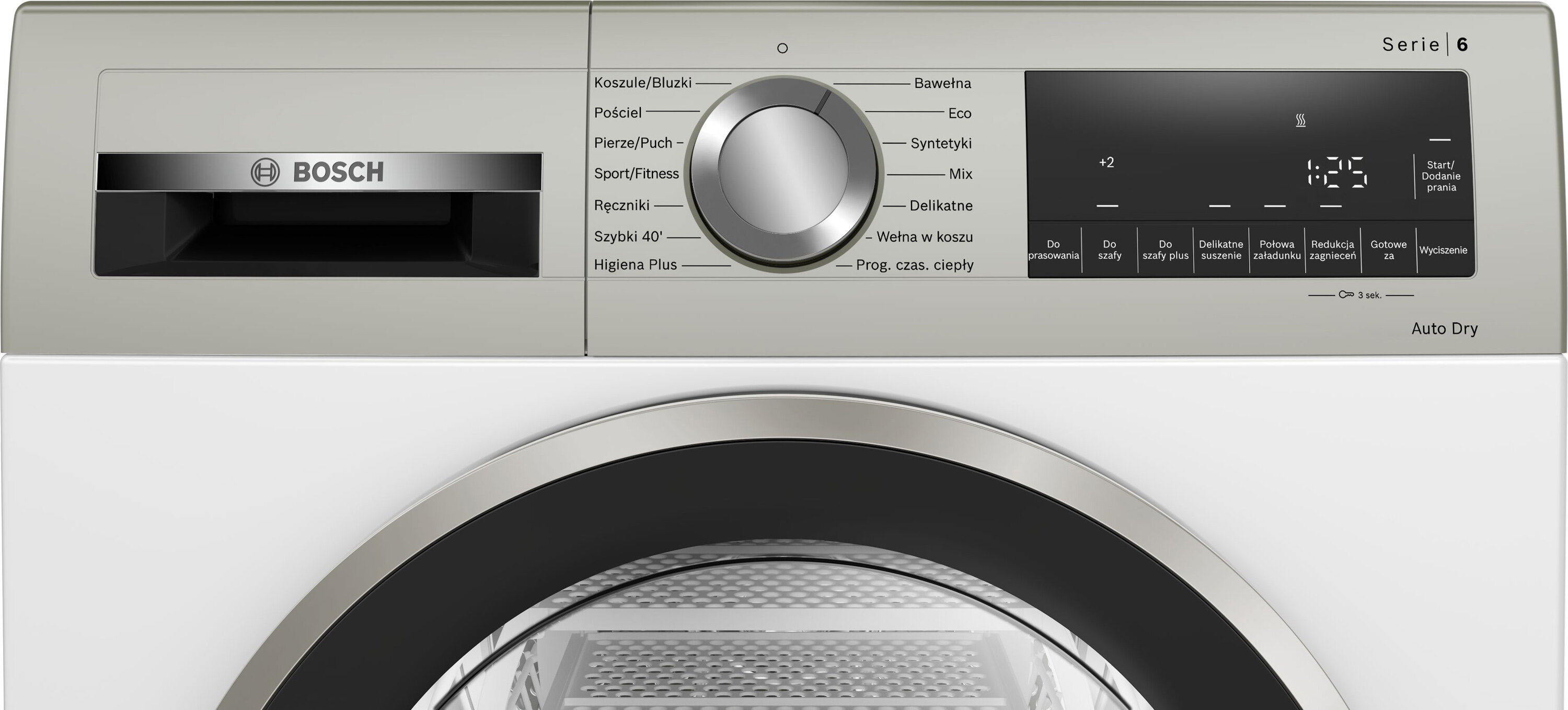 Susiページ3 Suszarka BOSCH Seria 6 WQG243MSPL z pompą ciepła cena, opinie